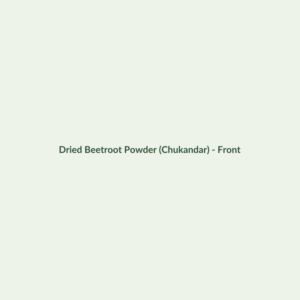 Dried Beetroot Powder (Chukandar) - Dried Vegetables - Dry Box