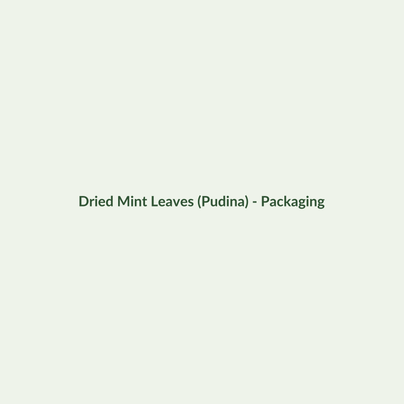 Dried Mint Leaves (Pudina) - Dried Herbs - Dry Box