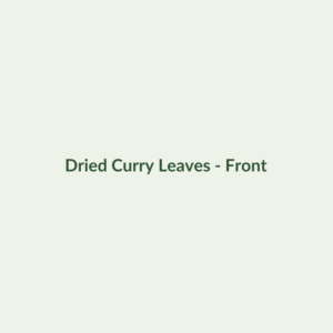 Dried Curry Leaves - Dried Herbs - Dry Box