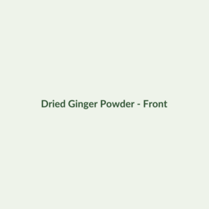 Dried Ginger Powder - Dried Herbs - Dry Box